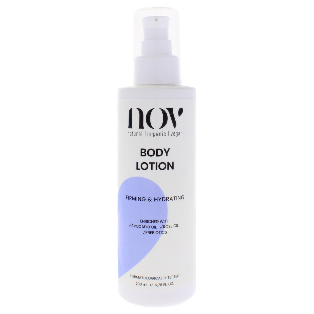 Body Lotion Firming and Hydrating by NOV Natural Organic Vegan for Women - 6.76 oz Body Lotion