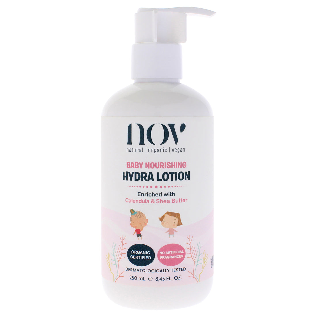 Baby Nourishing Hydra Lotion by NOV Natural Organic Vegan for Kids - 8.45 oz Lotion