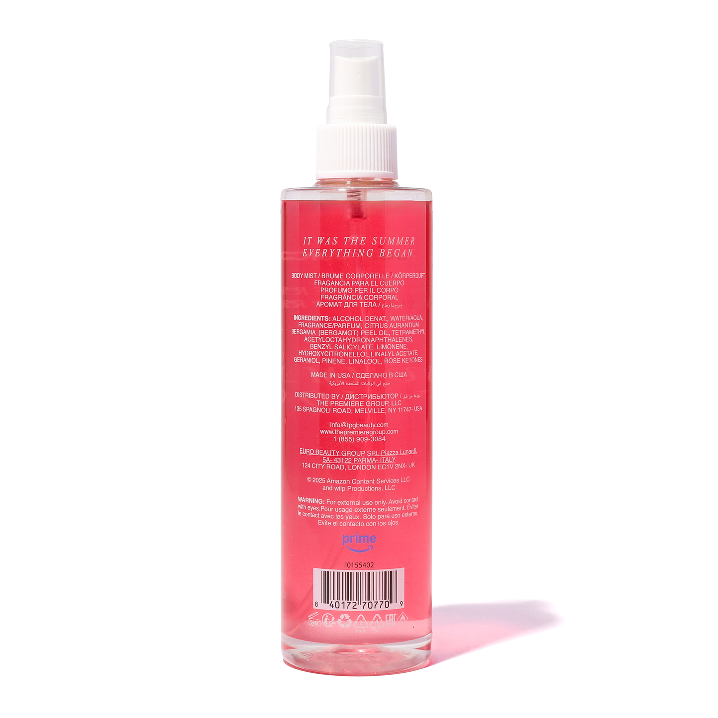 The Summer I Turned Pretty Summer In Bloom Body Mist