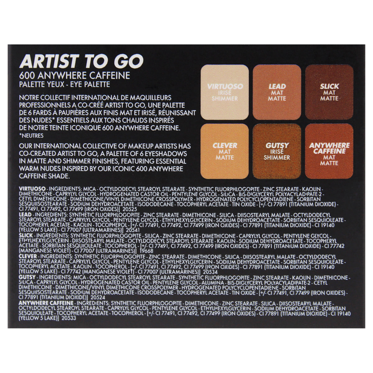 Artist To Go Mini Palette Eye Shadow