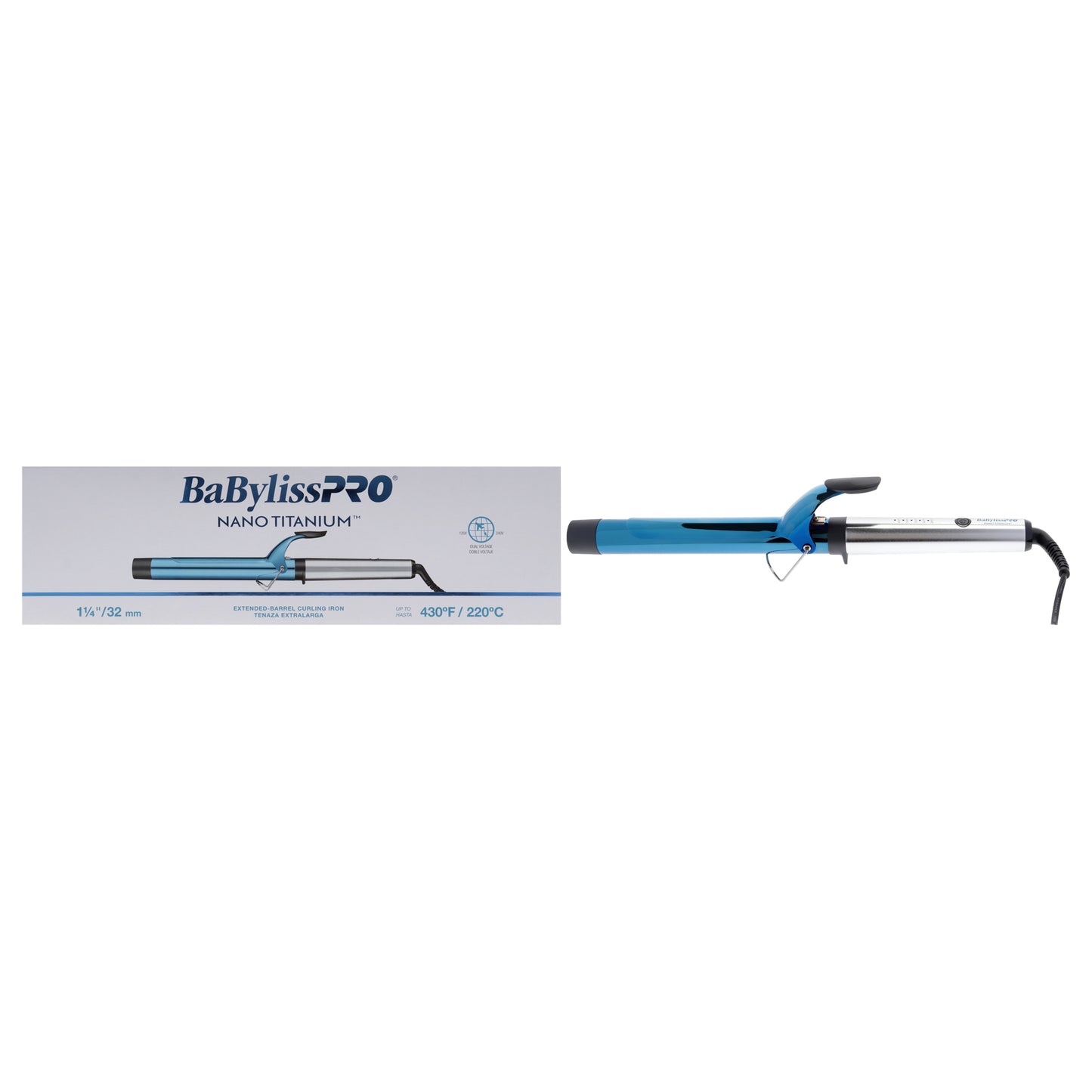 Nano Titanium Extended-Barrel Curling Iron