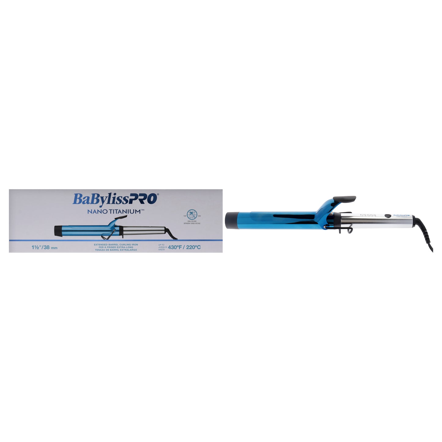 Nano Titanium Extended-Barrel Curling Iron