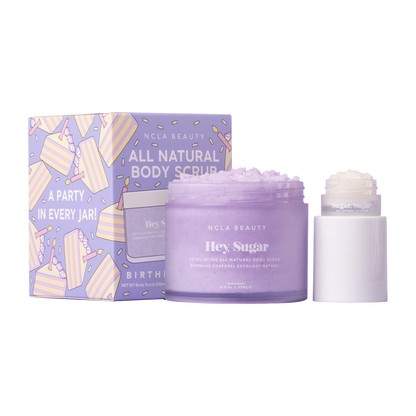 Hey Sugar All Natural Body Scrub and Mini Lip Scrub Set