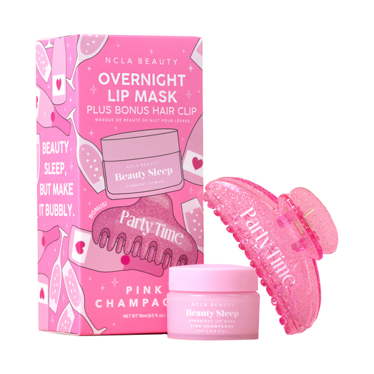 Beauty Sleep Overnight Lip Mask and Hair Clip Set