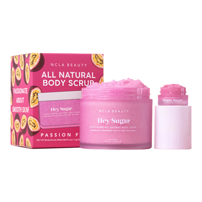 Hey Sugar All Natural Body Scrub and Mini Lip Scrub Set