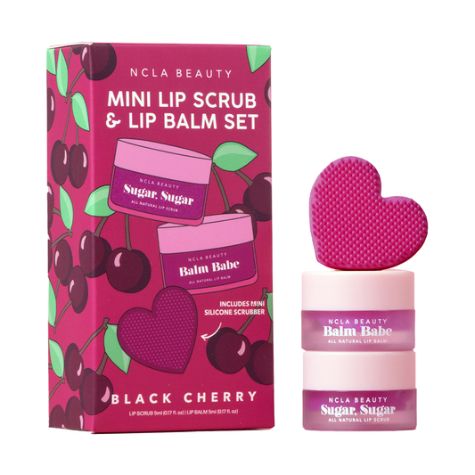 Mini Lip Scrub and Lip Balm Set