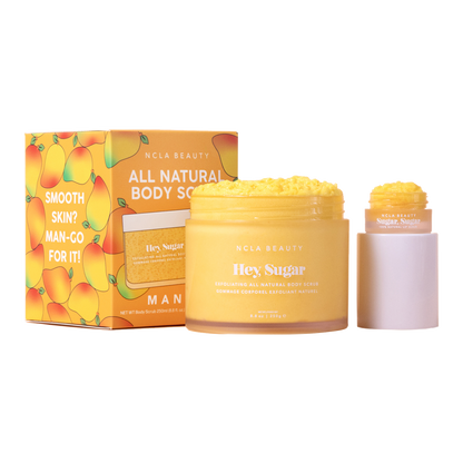 Hey Sugar All Natural Body Scrub and Mini Lip Scrub Set