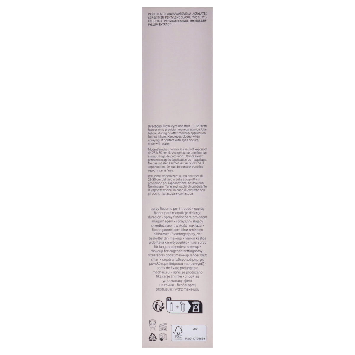 You Mist Makeup Extending Setting Spray