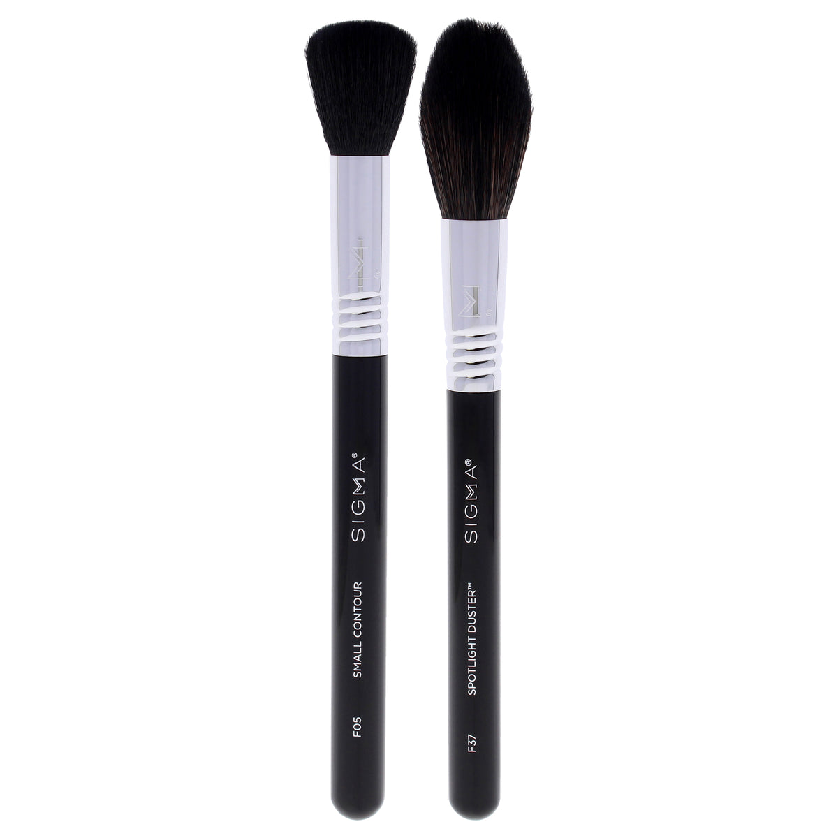Sculpt Plus Glow Brush Duo Small Contour - F05, Spotlight Duster - F37