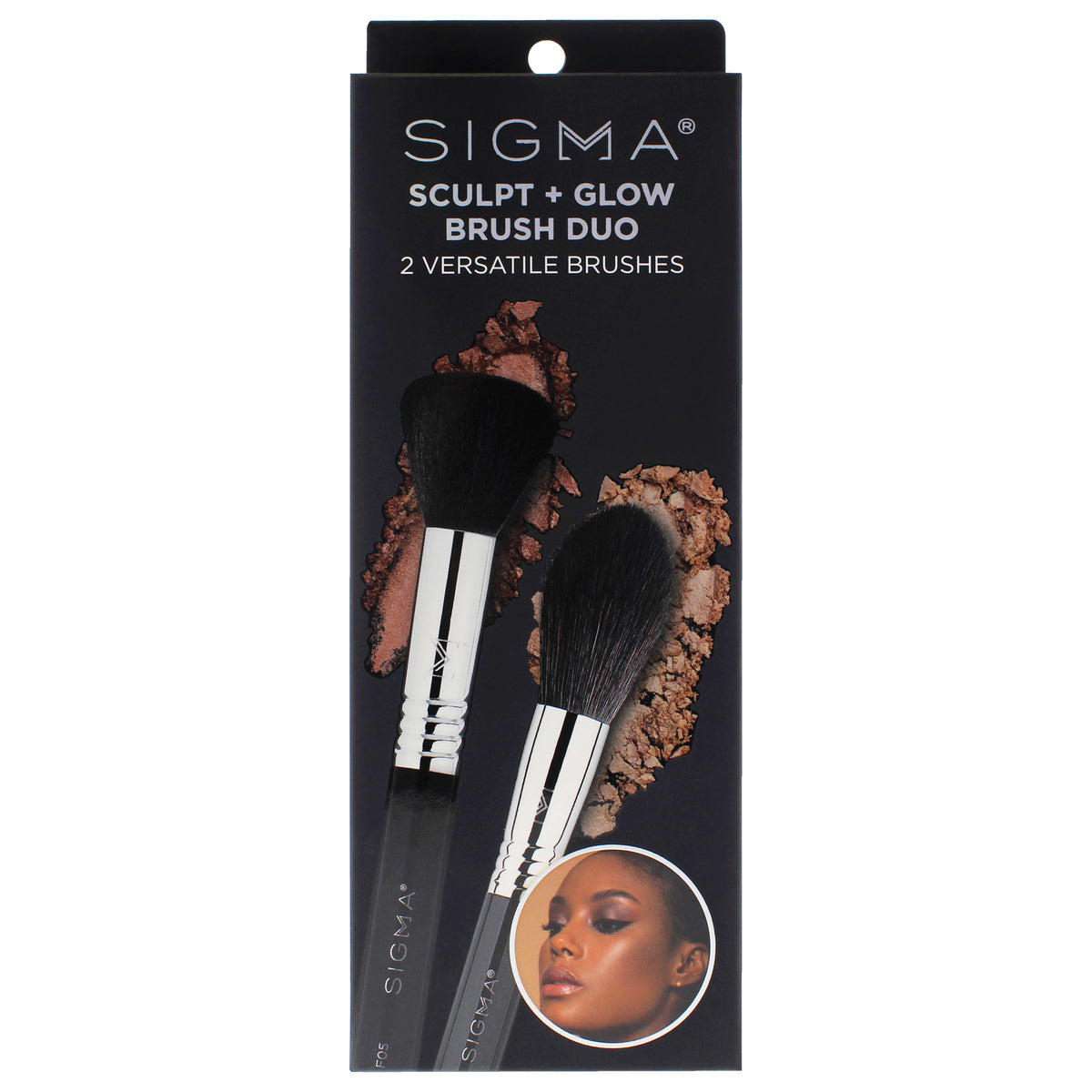 Sculpt Plus Glow Brush Duo Small Contour - F05, Spotlight Duster - F37