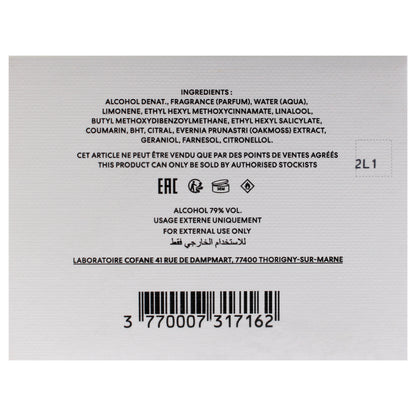 Cologne Cedrat EDP Spray