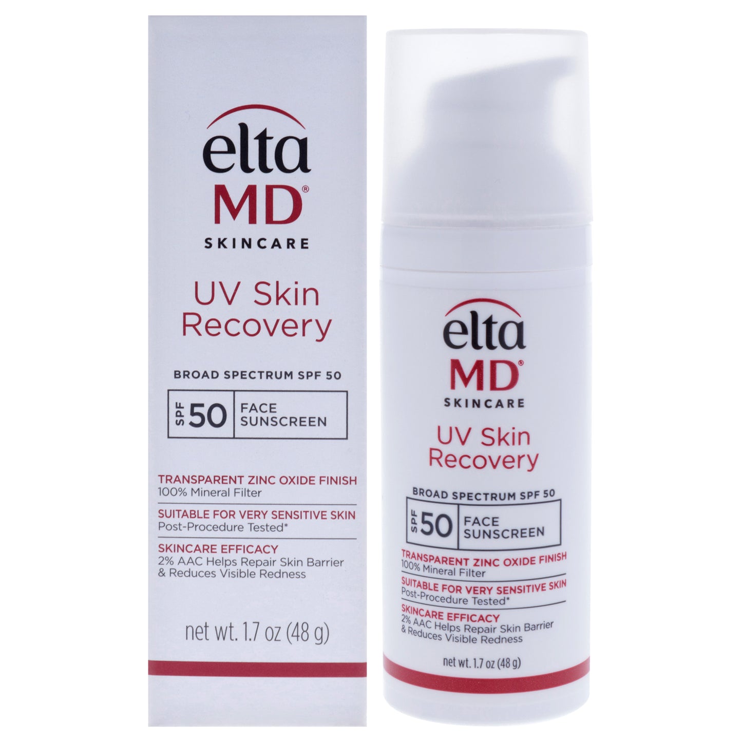 UV Skin Recovery Face Sunscreen SPF 50