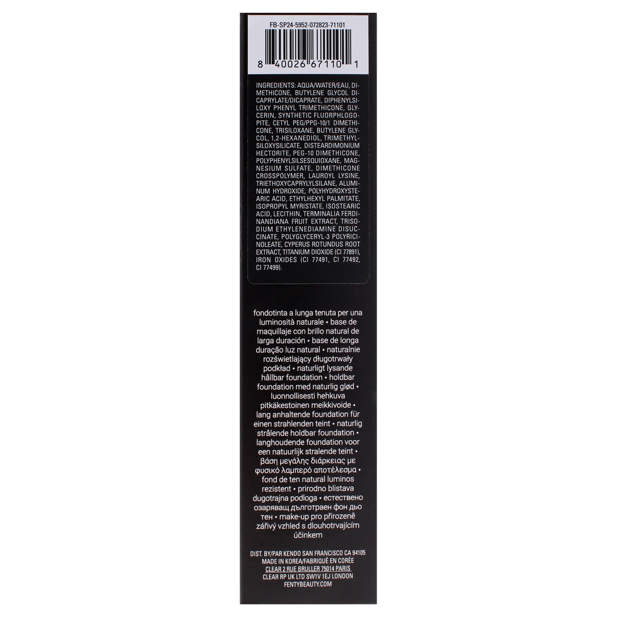 Soft Lit Naturally Luminous Longwear Foundation