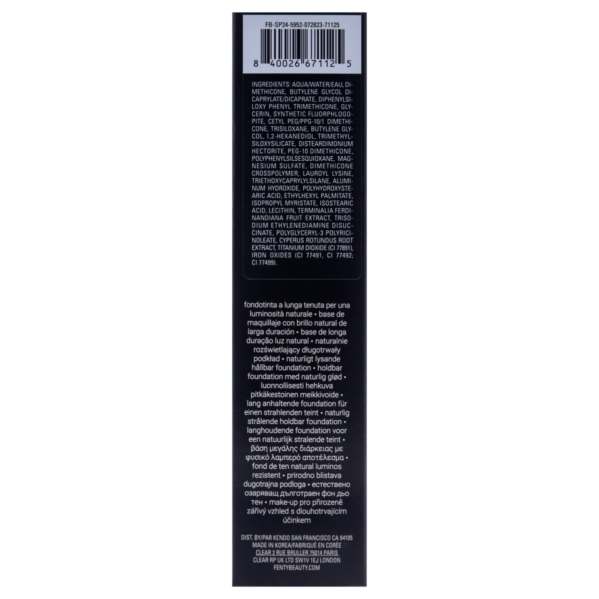 Soft Lit Naturally Luminous Longwear Foundation