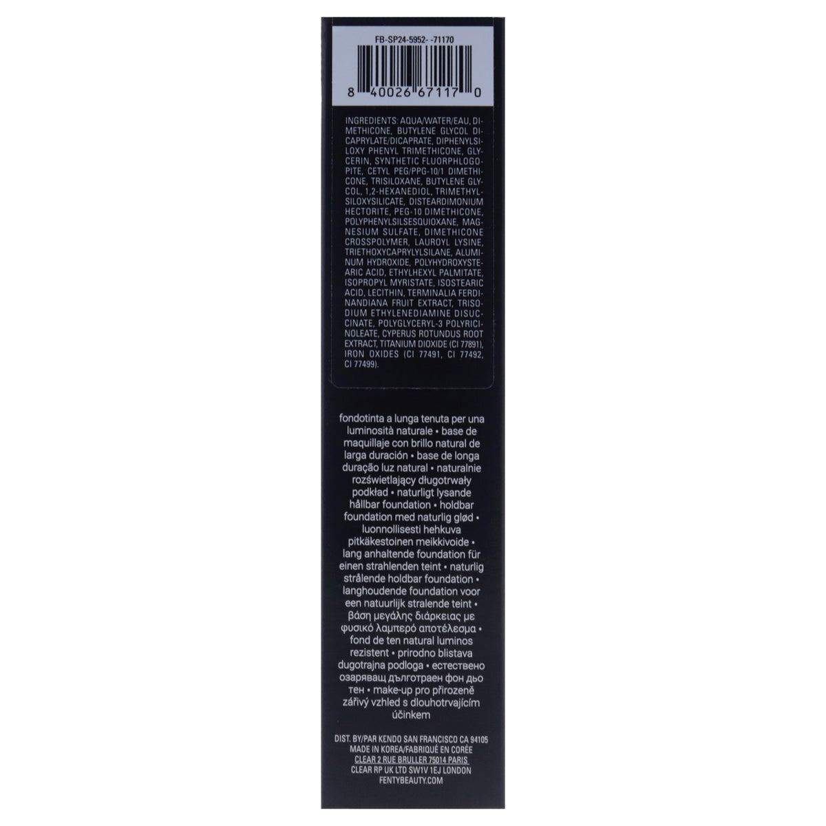 Soft Lit Naturally Luminous Longwear Foundation