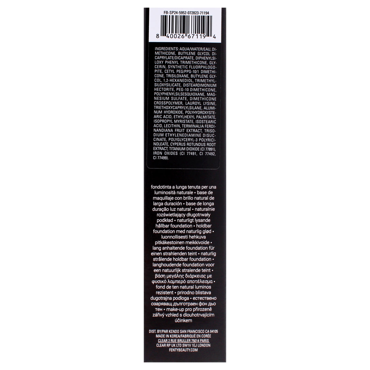 Soft Lit Naturally Luminous Longwear Foundation