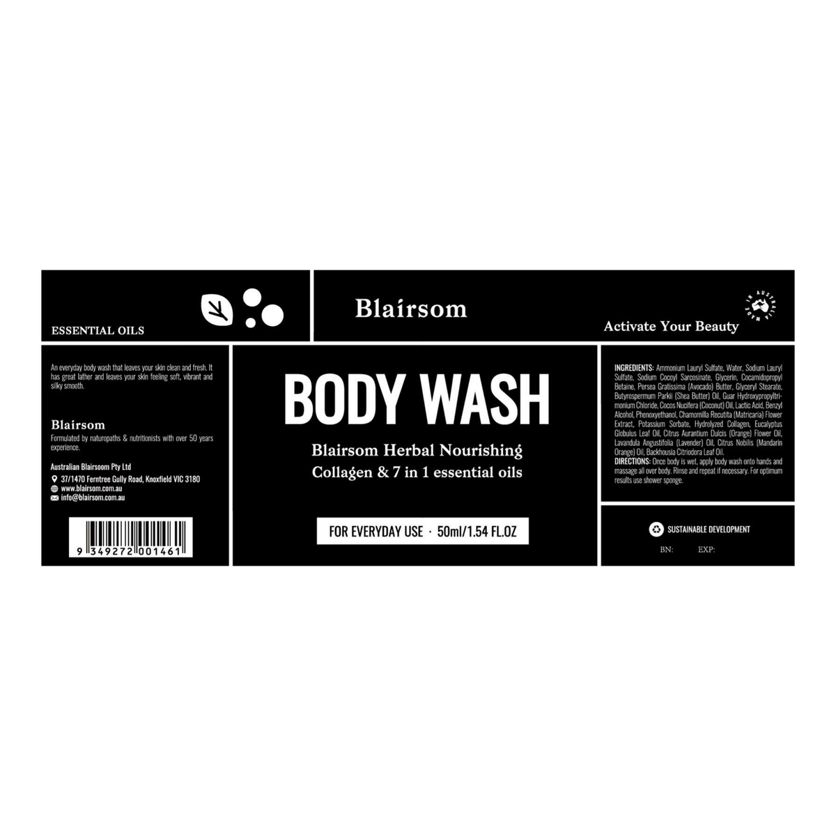 Herbal Nourishing Body Wash