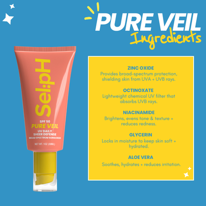 Pure Veil SPF 50 Sheer Tinted Sunscreen