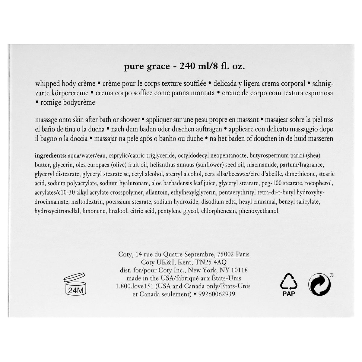Pure Grace Whipped Body Crème