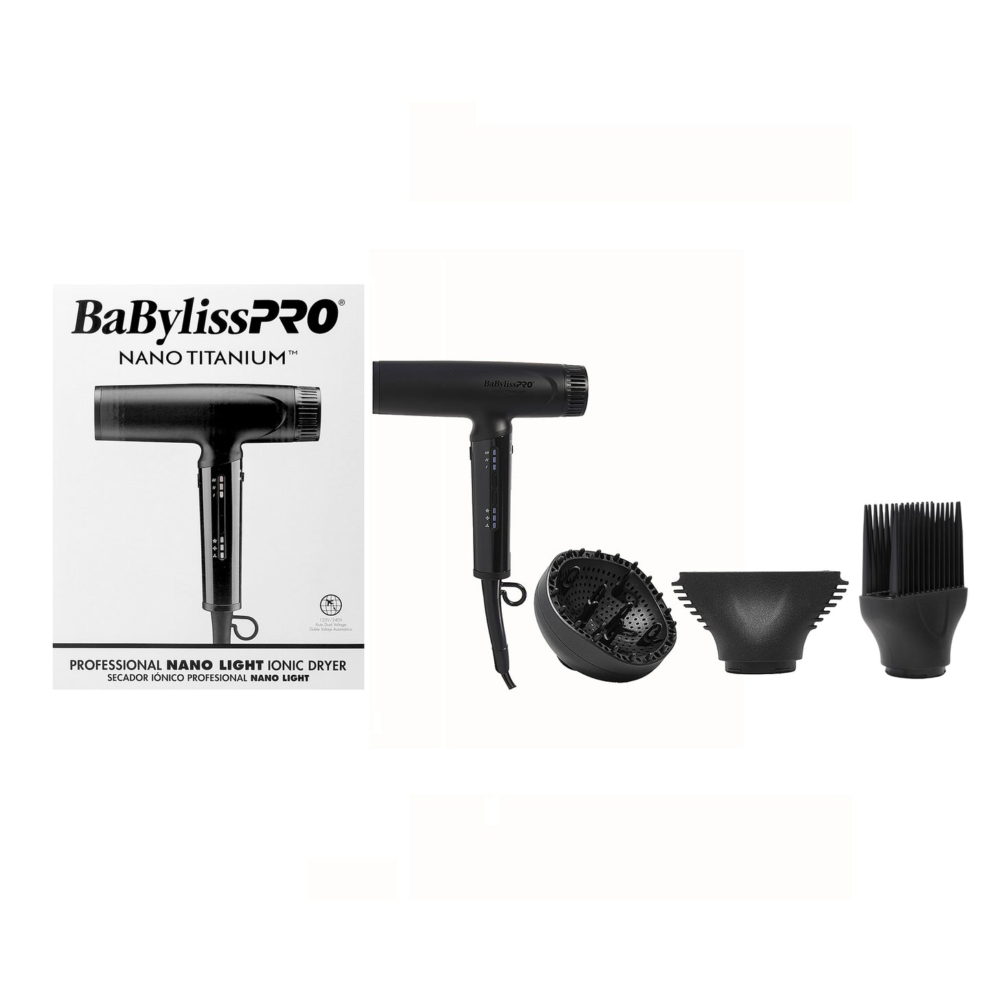 Nano Titanium Professional Hair Dryer - BNTC9200MB - Matte Black