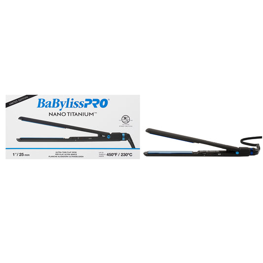Nano Titanium Ultra-Thin Flat Iron Limited Edition - BNTMB4072TUC - Black-Blue
