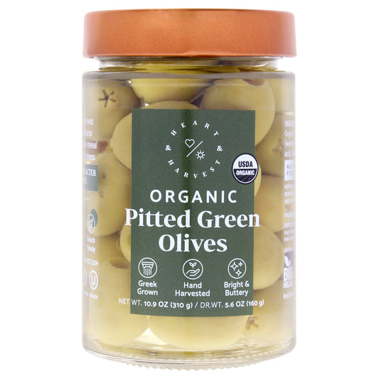 Organic Pitted Green Olives