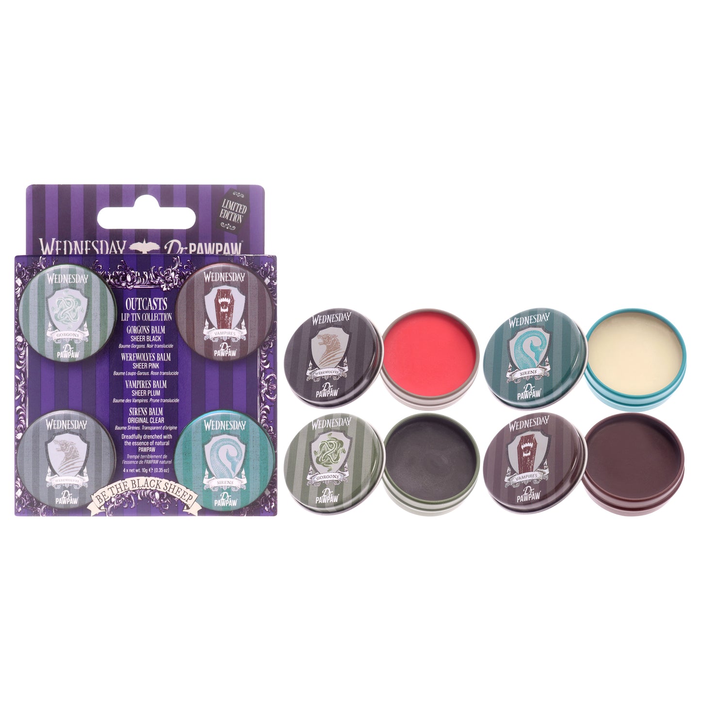 Wednesday Lip Tin Collection