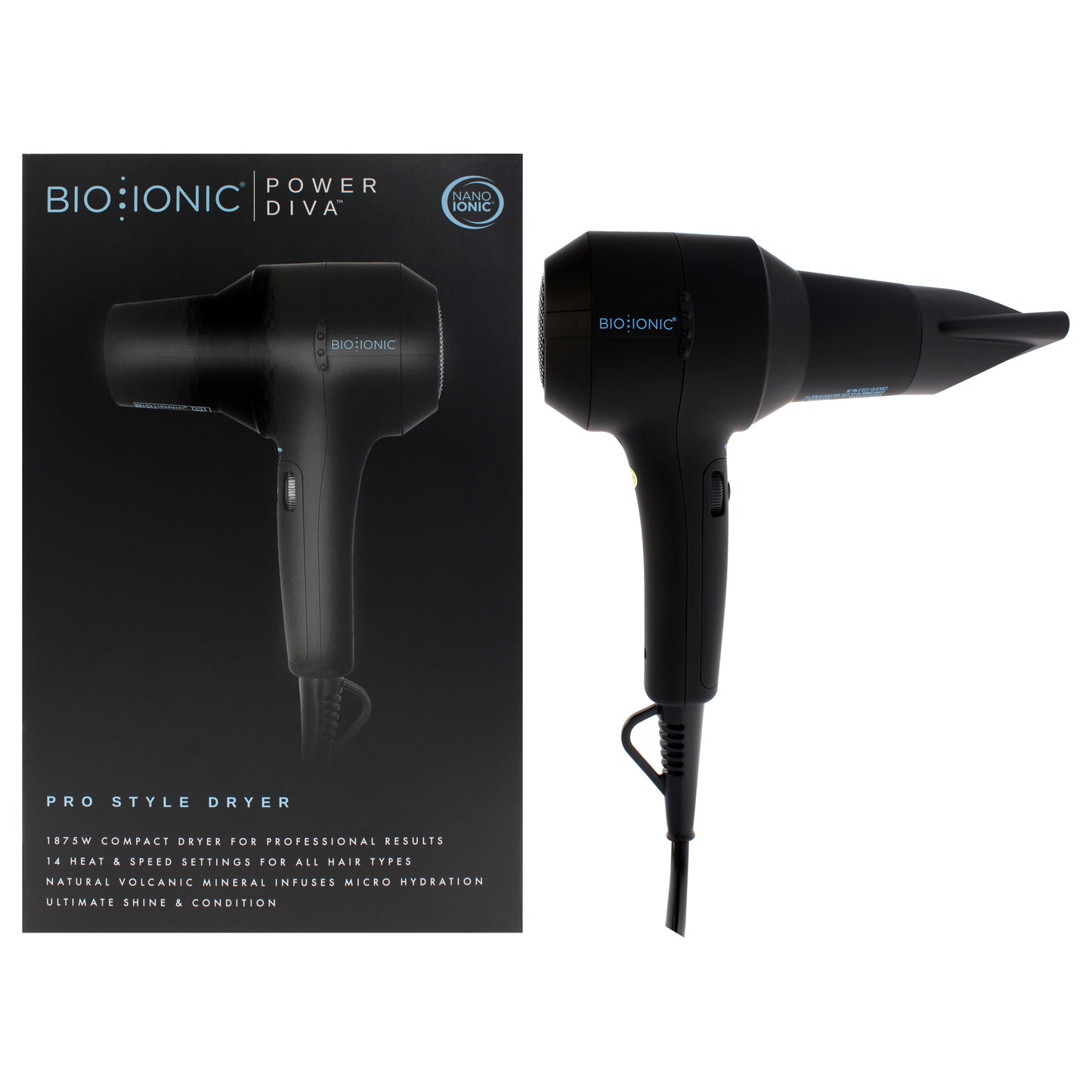 PowerDiva Pro Speed Dryer - Black