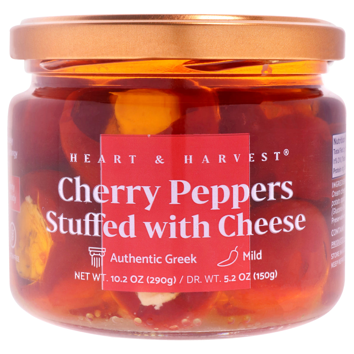 Cherry Peppers Stuffed with Cheese by Heart & Harvest for Unisex - 10.2 ...