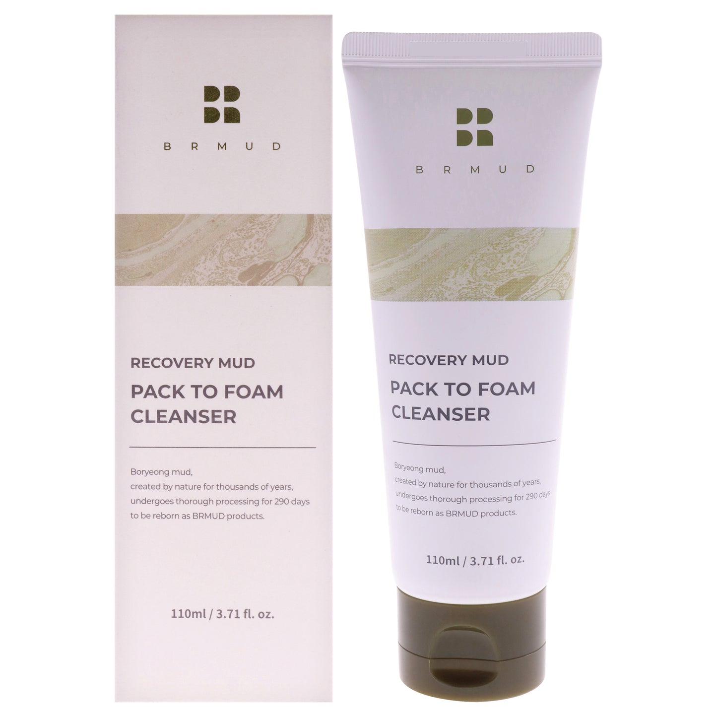 Recovery Mud Pack to Foam Cleanser