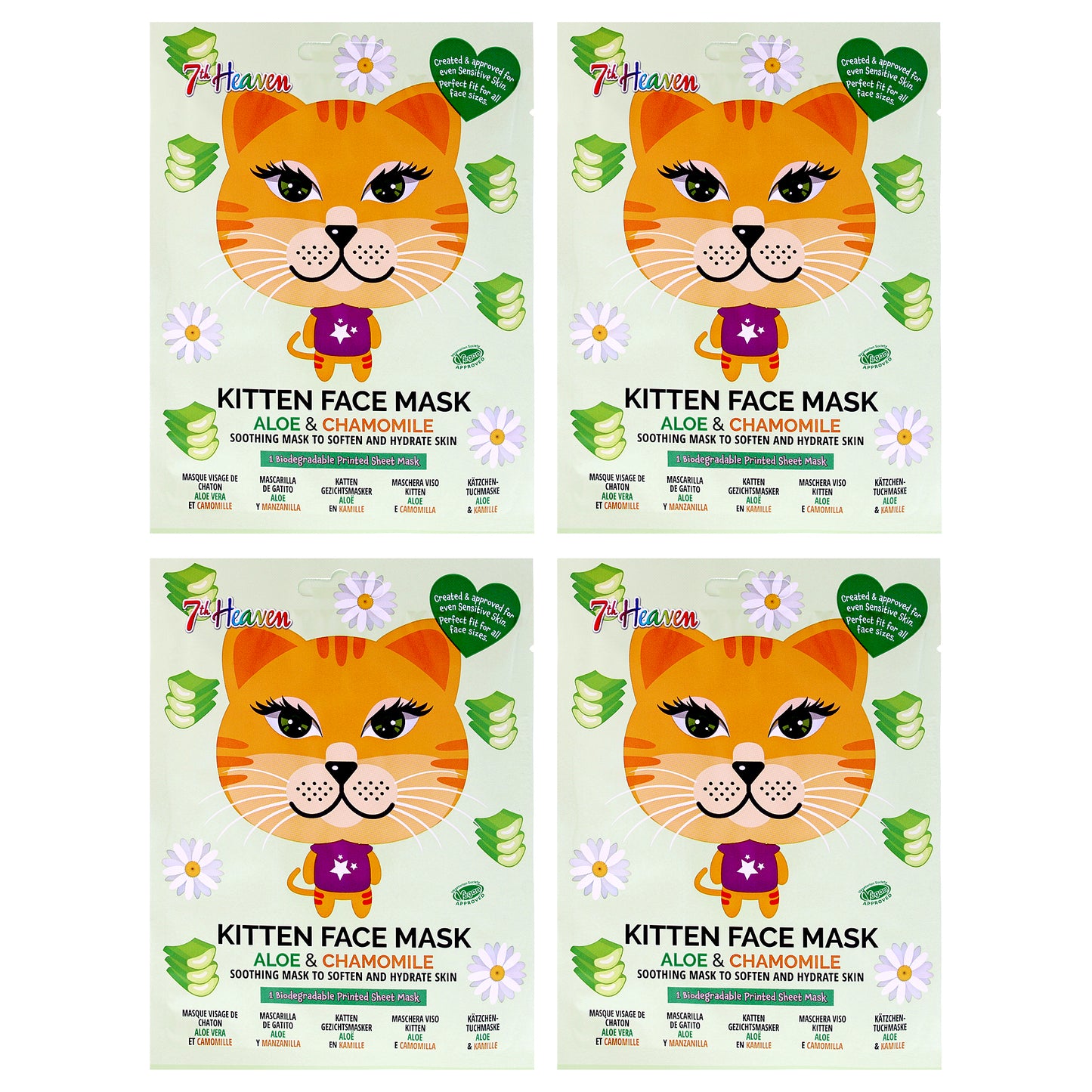 Kitten Sheet Mask Multipack
