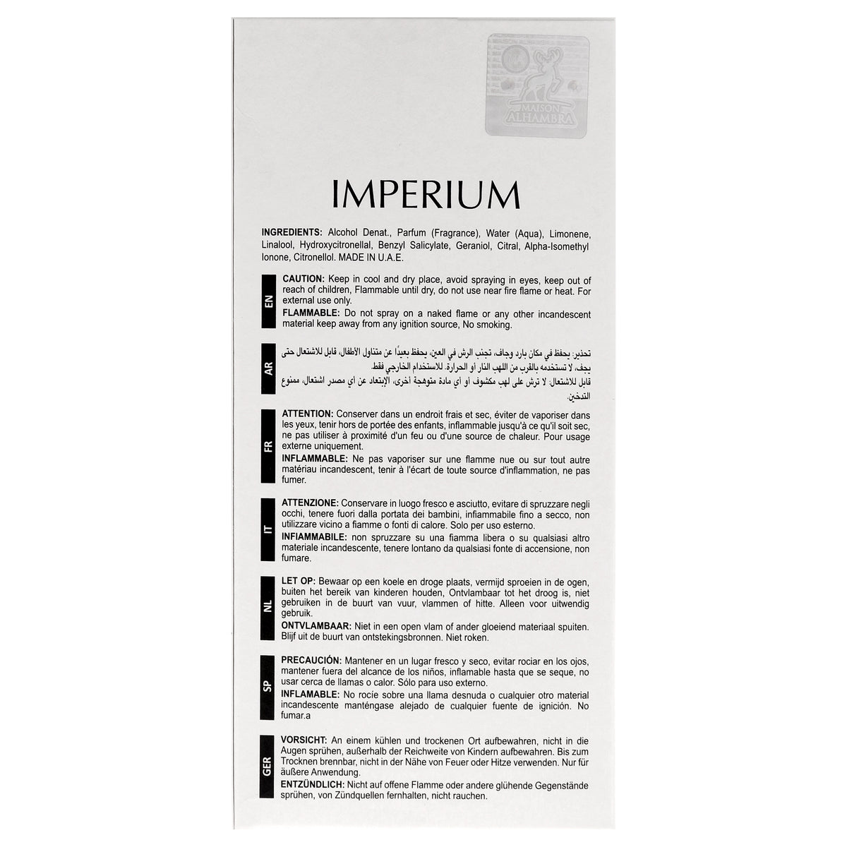 Imperium EDP Spray