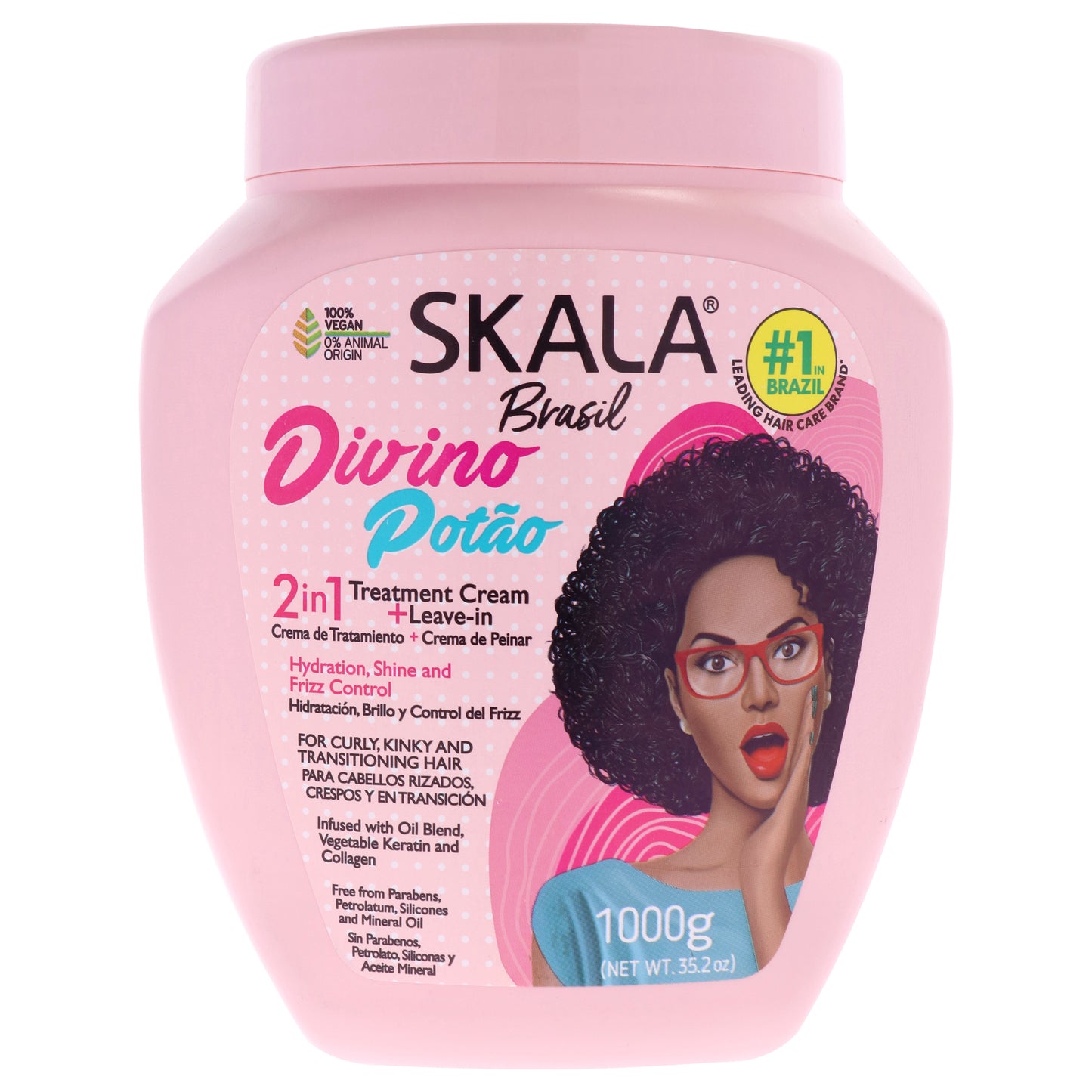 Divine Curl Power 2in1 Hair Treatment Conditioning for Curly Cream