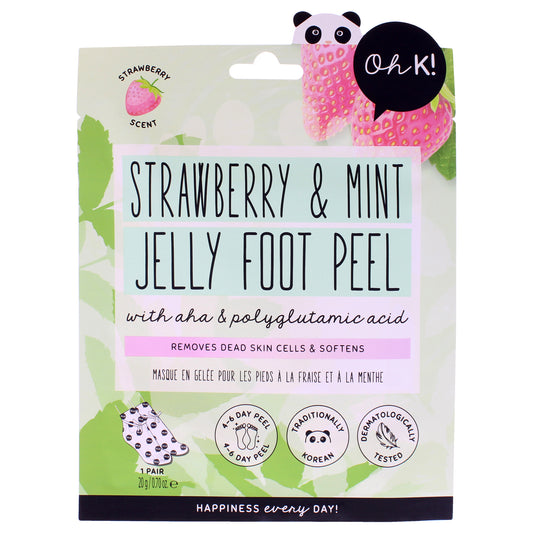 Jelly Foot Peel - Strawberry and Mint Jelly
