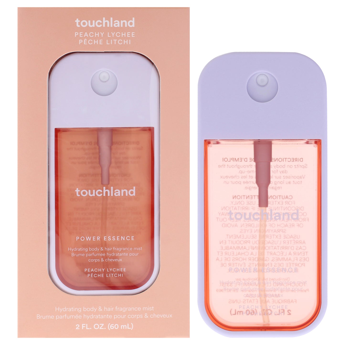 Power Essence Hydrating Body and Hair Fragrance Mist - Peachy Lychee