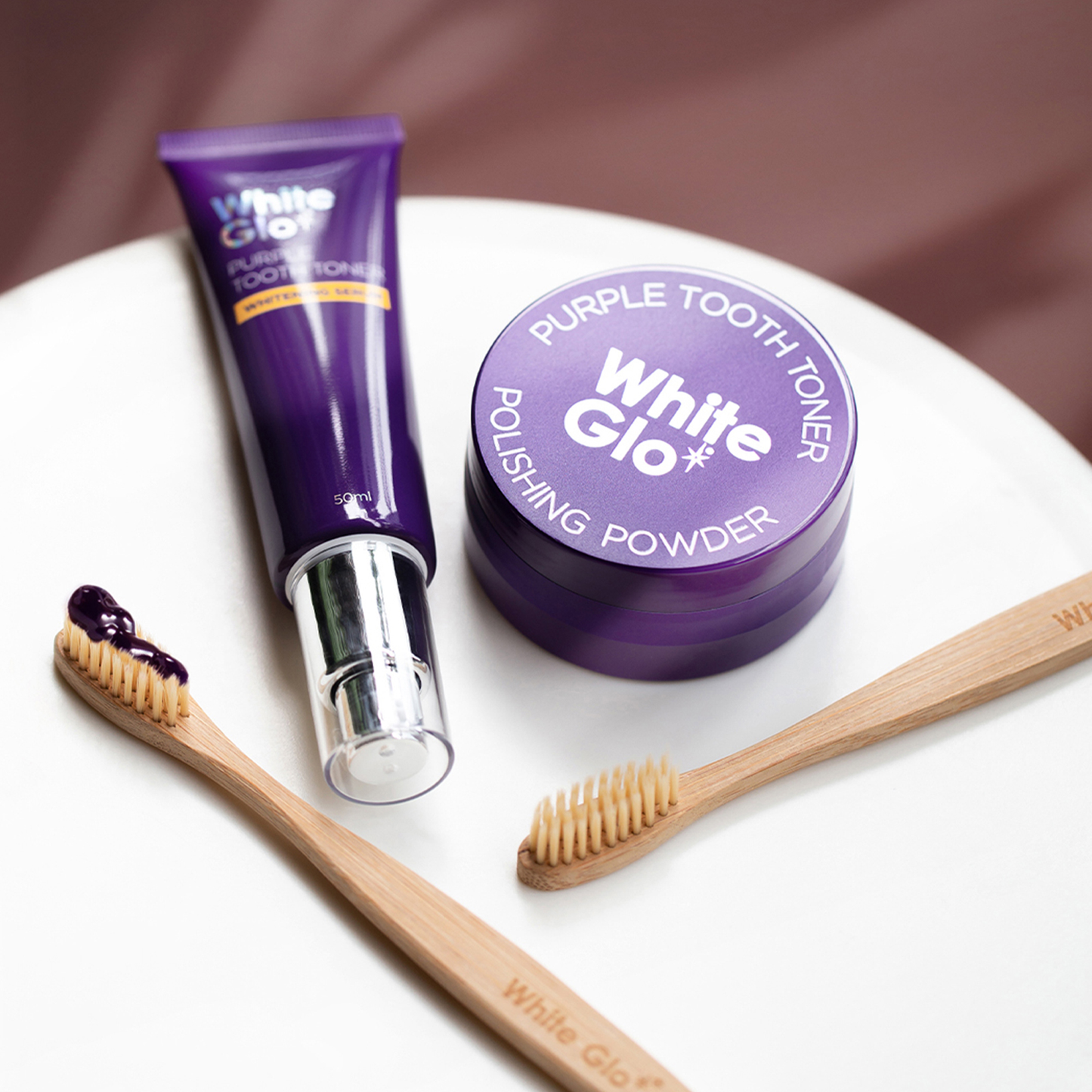 Purple Tooth Toner Polishing Powder - Fresh Mint