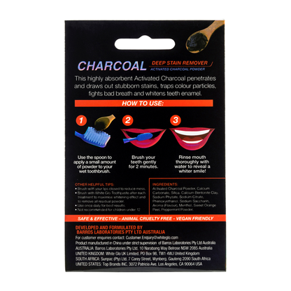 Activated Charcoal Teeth Whitening Powder - Sweet Mint
