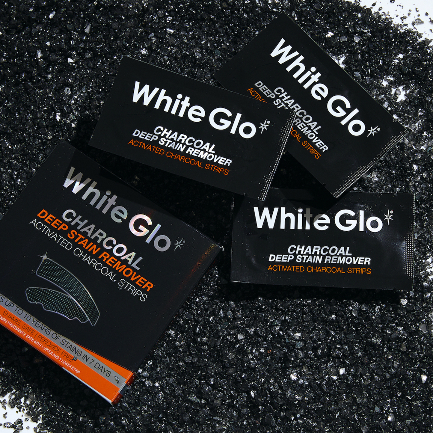 Activated Charcoal Deep Stain Remover Whitening Strips - 7 Day Treatment
