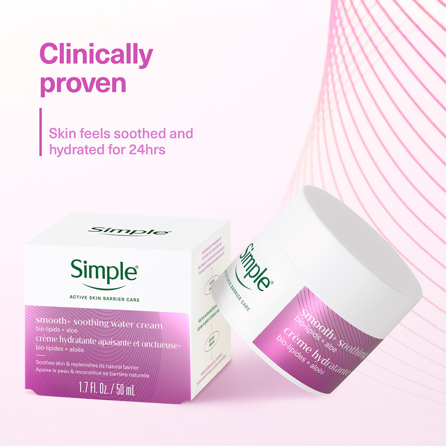 Smooth+ Soothing Water Face Cream
