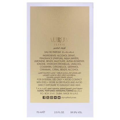 Aurum - Elixir EDP Spray