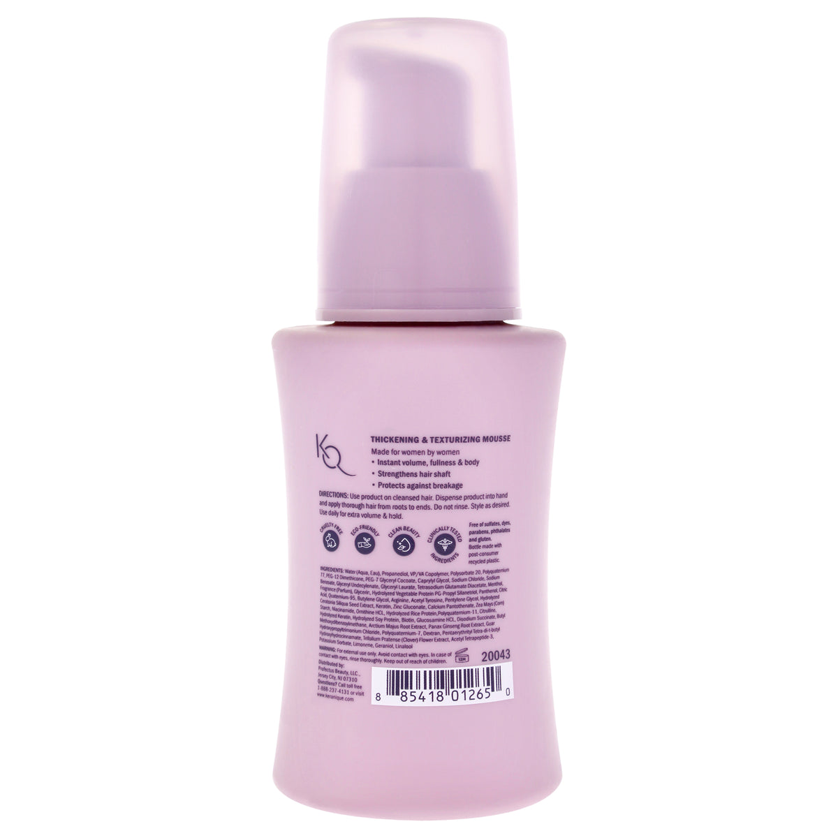 Thickening and Texturizing Hair Mousses