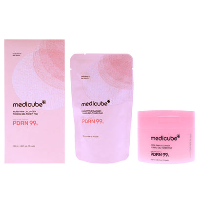 PDRN Pink Collagen Toning Gel Toner Pad Toners & Astringents