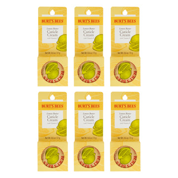 Lemon Butter Cuticle Cream by Burts Bees for Unisex - 0.6 oz Cream - Pack of 6