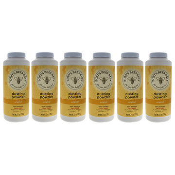 Baby Bee Dusting Powder Original by Burts Bees for Kids - 7.5 oz Powder - Pack of 6