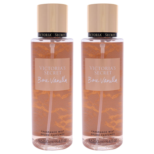 Bare Vanilla by Victorias Secret for Women - 8.4 oz Fragrance Mist - Pack of 2