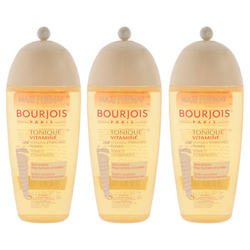 Maxi Format Vitamin-Enriched Toner by Bourjois for Women - 8.4 oz Toner - Pack of 3