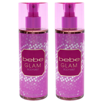 Bebe Glam by Bebe for Women - 8.4 oz Body Mist - Pack of 2
