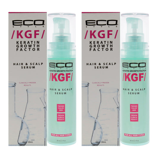 Eco KGF Hair and Scalp Serum by Ecoco for Unisex - 1 oz Serum - Pack of 2