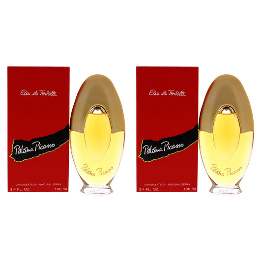 Paloma Picasso by Paloma Picasso for Women - 3.4 oz EDT Spray - Pack of 2