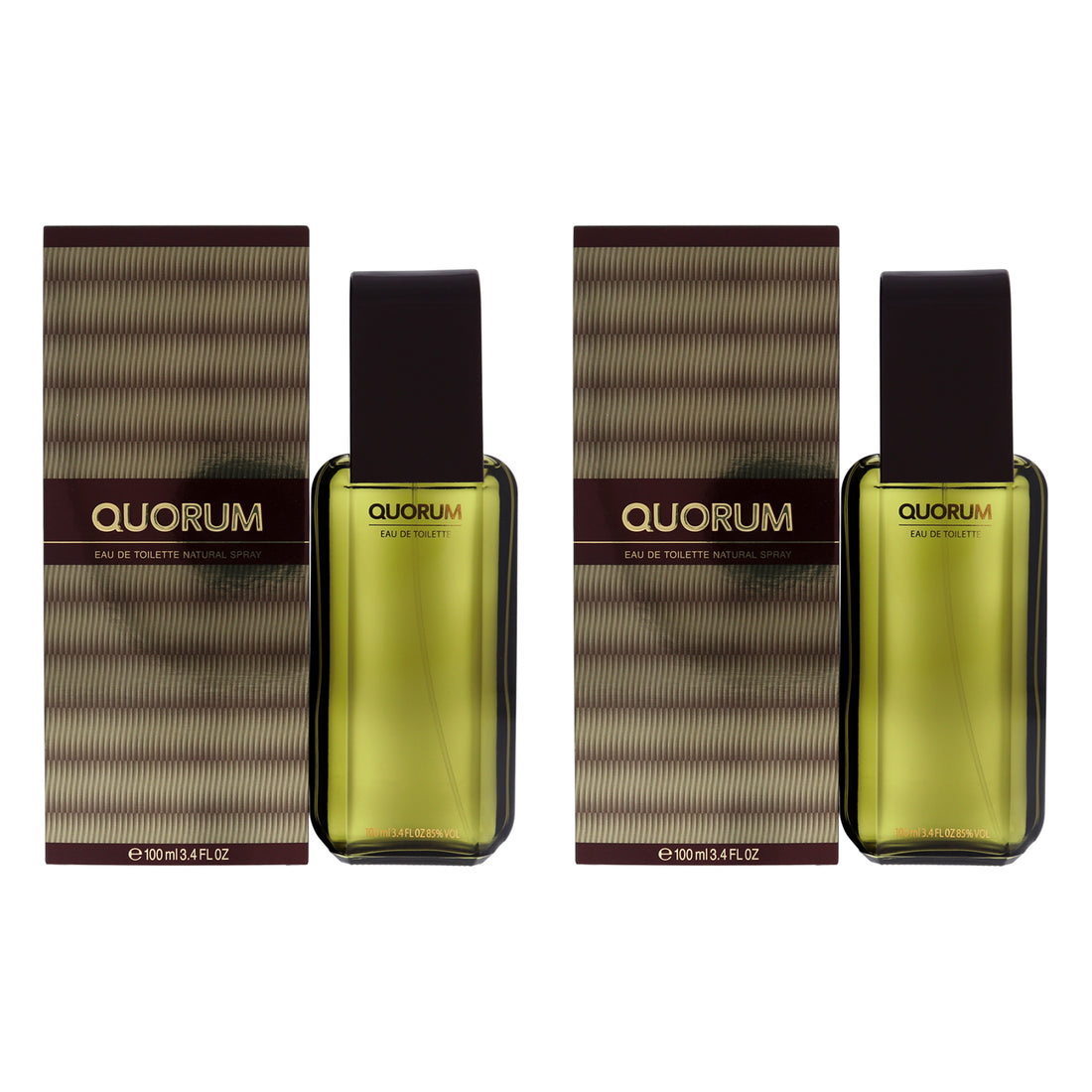 Quorum by Antonio Puig for Men - 3.4 oz EDT Spray - Pack of 2